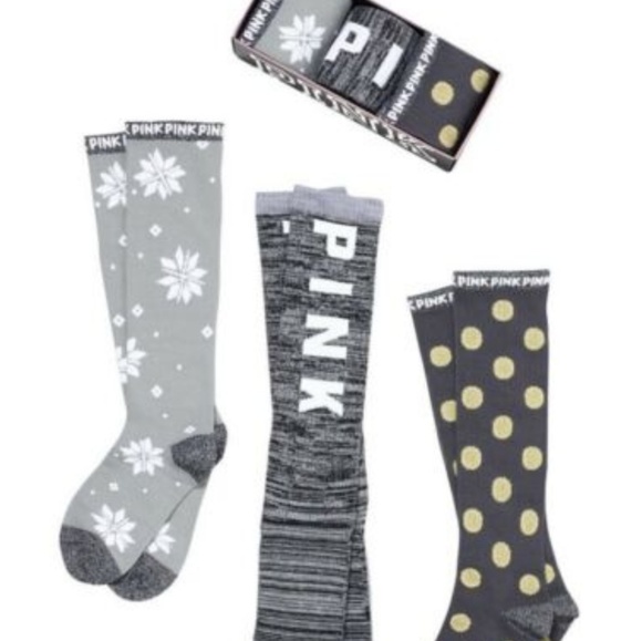 PINK Victoria's Secret Accessories - 🛑SOLD🛑VS Pink socks